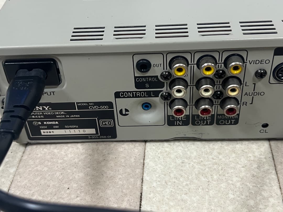 SONY Video8デッキ　CVD-500