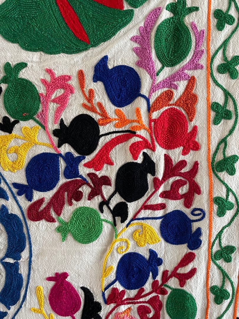 「最終価格」 スザニ刺繍　スザニ　手仕事　インド　一点もの　伝統工芸