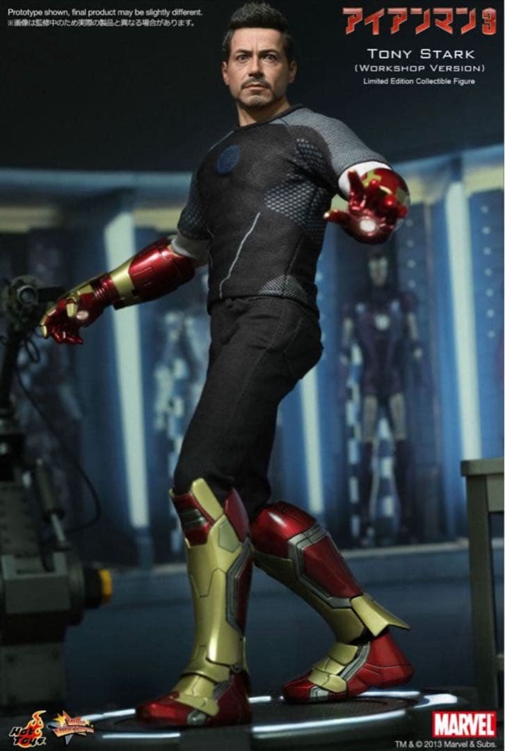 【美品】アイアンマン3 トニー スターク (開発作業版) ホットトイズ