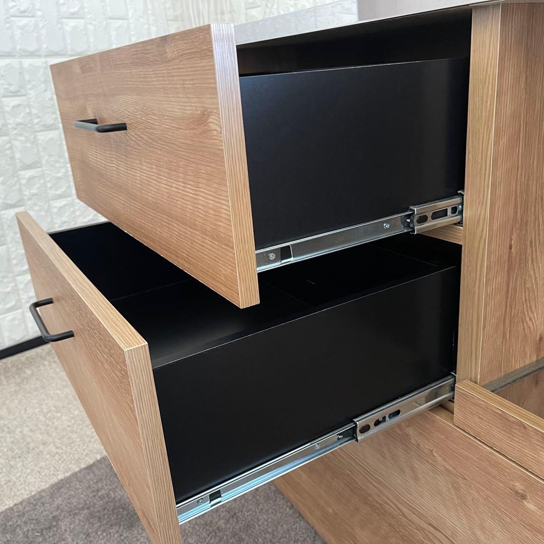 東京23区配送無料✨設置まで❗️キッチンカウンター　ワイド　幅120cm 美品