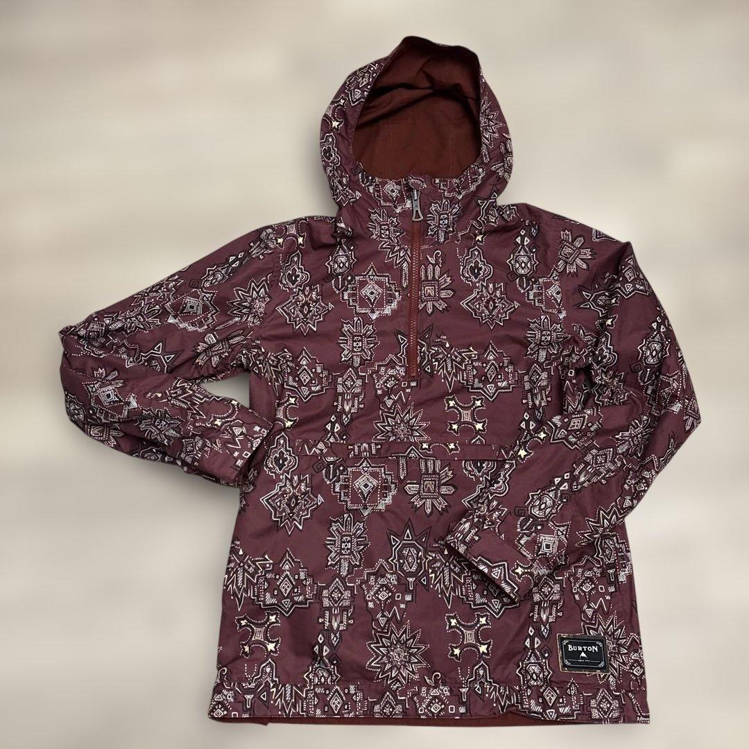 バートン BURTON リバーシブル アノラック ウェア S 蛇パッチ M相当