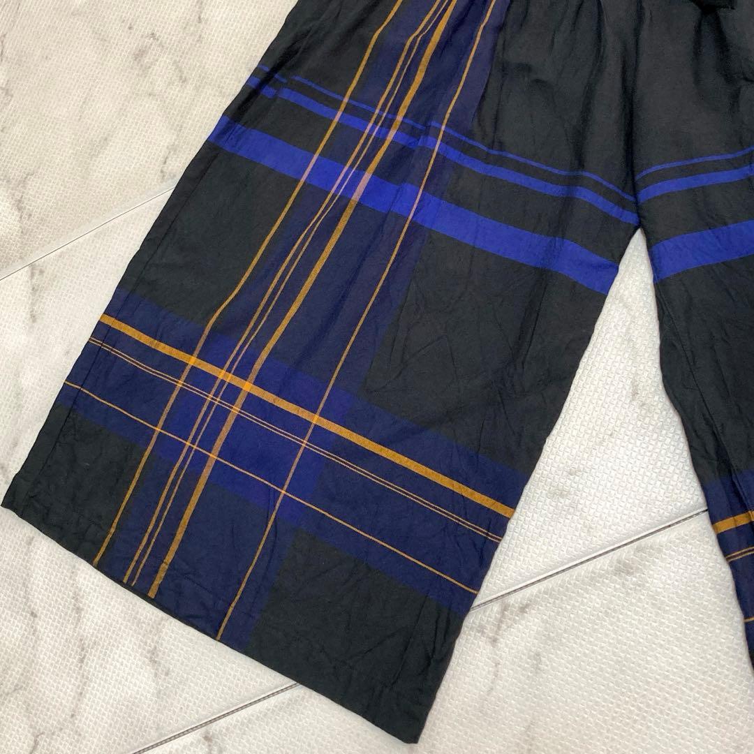 【美品】KEI Hayama PLUS ガウチョ ワイドパンツ F ブラック