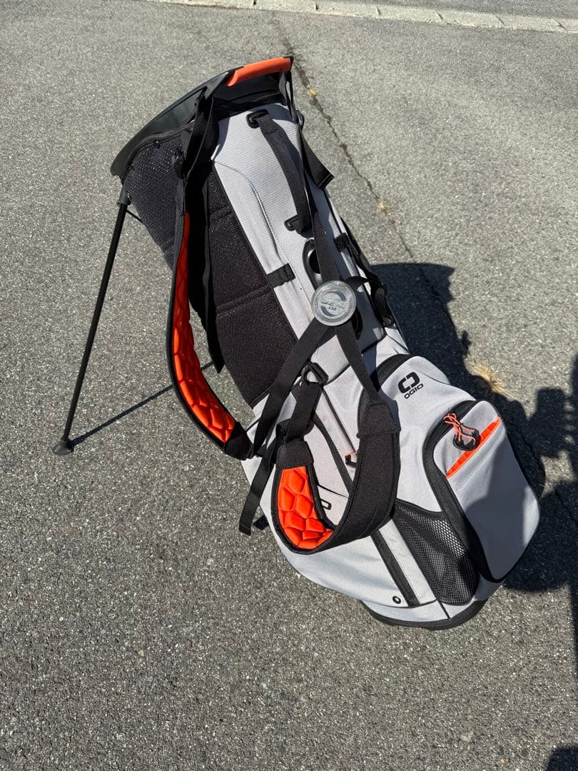 OGIO ゴルフバッグ グレー/オレンジ