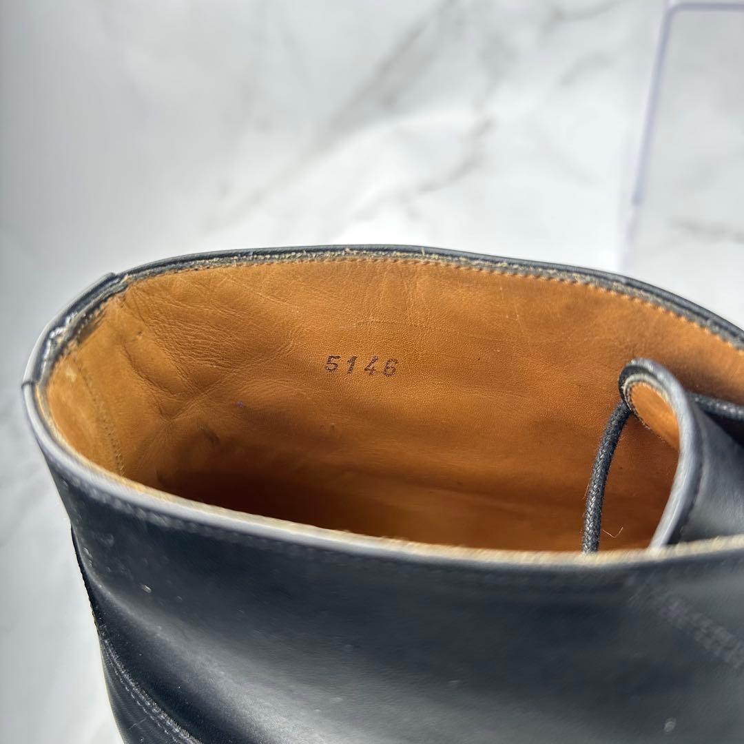 最終値下げ YANKO アトランタブーツ Uチップ 104032 黒 25.5