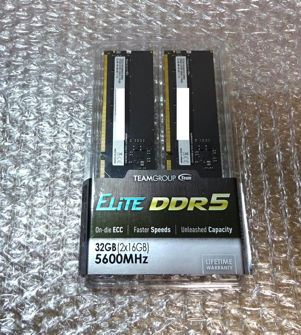 ELITE DDR5 32GB(16GB×2) DDR5-5600 TEAM