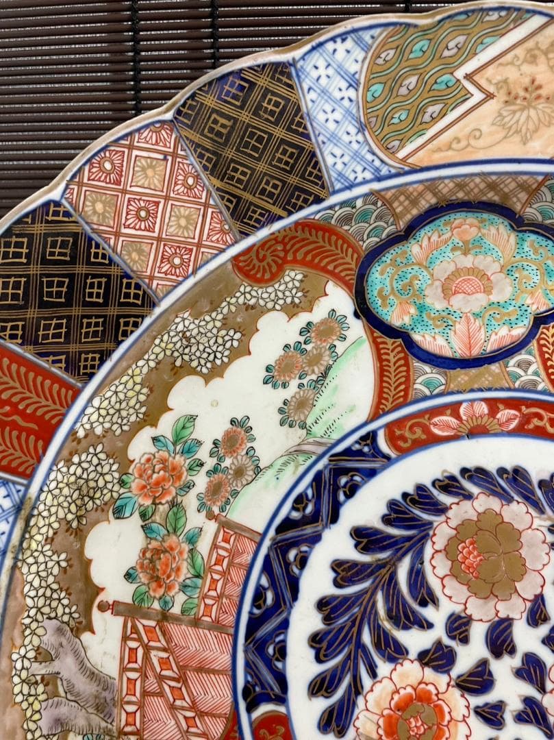 『古伊万里』大皿　骨董品　江戸時代　直径45cm