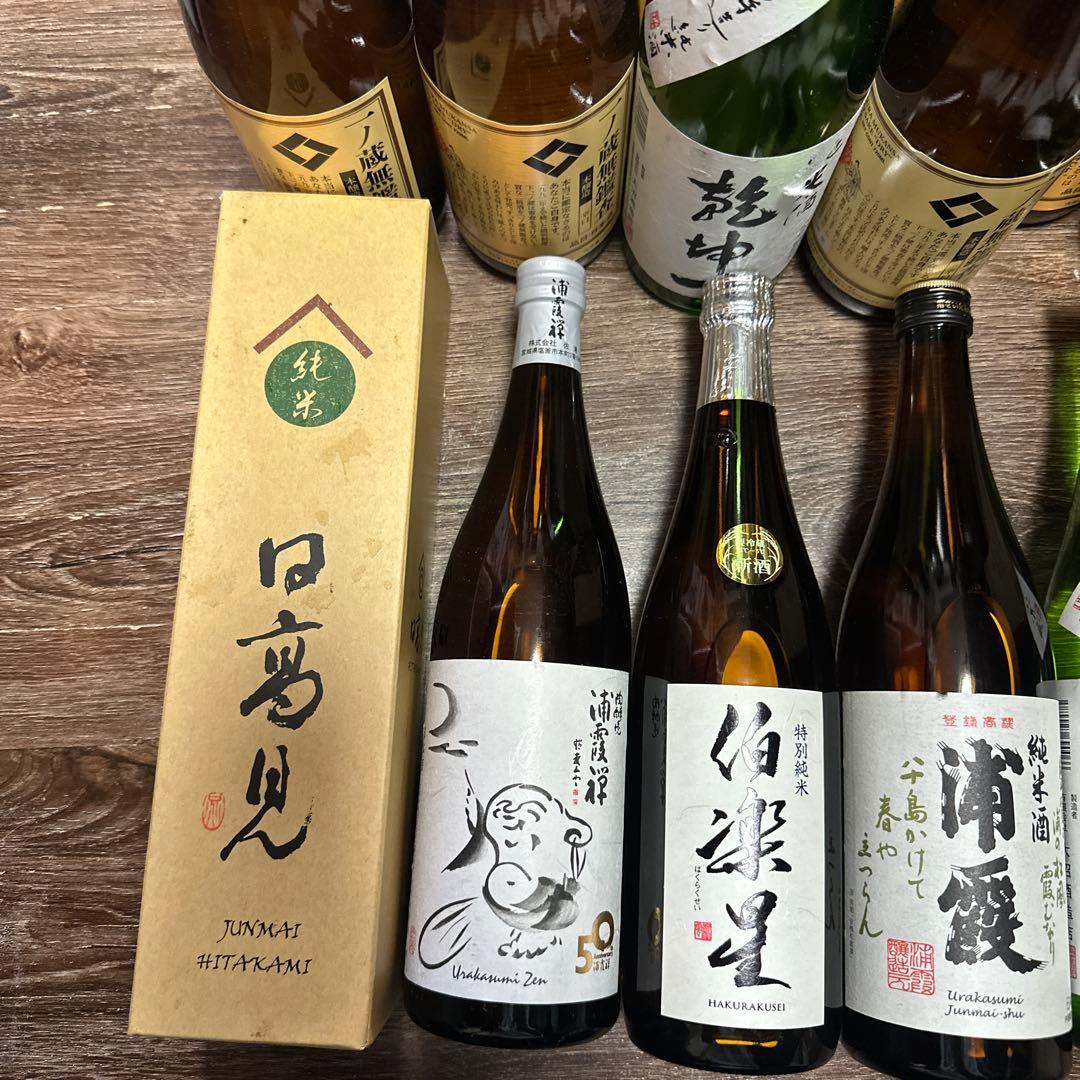 日本酒飲み比べ14本