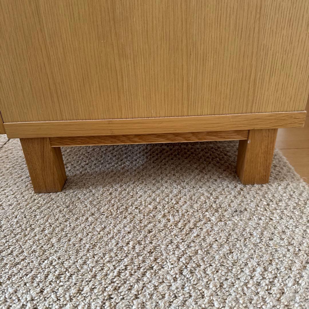 無印良品　収納チェスト　オーク材