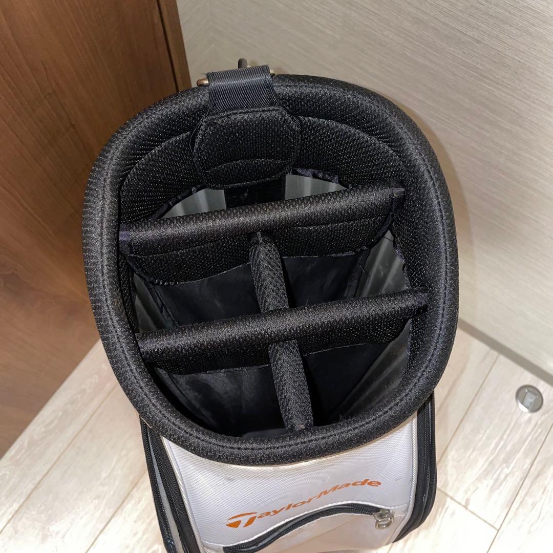 【taka】TaylorMade キャディバッグ ホワイト/オレンジ