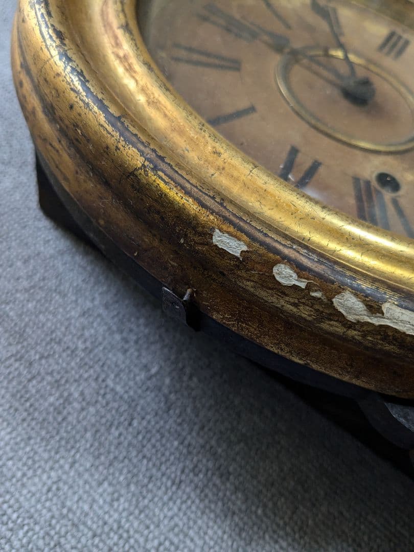 【ジャンク品】 イングラハム だるま時計 古時計 アンティーク ヴィンテージ