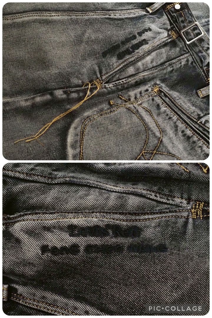 Feng Chen Wang リーバイスレッド ジーンズ W32 L30 美品