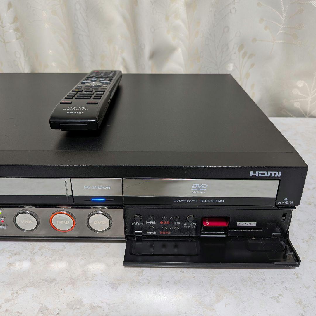 シャープAQUOSビデオ一体型HDD／DVDレコーダー【DV-ACV52】動作品