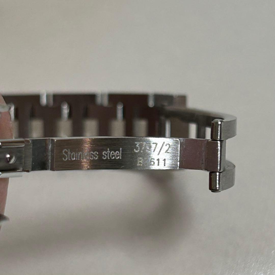 なっちゃんHERMESクリッパーCL4.220 シェル文字盤　コンビ腕時計