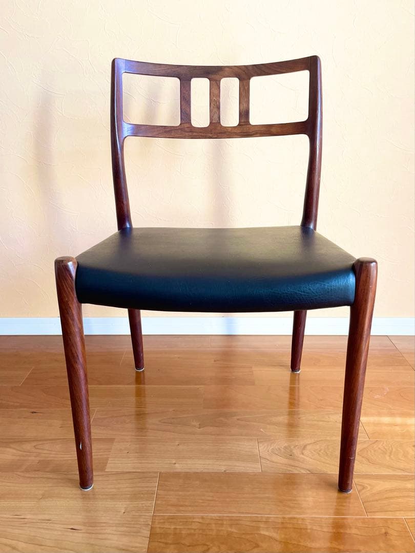 ダイニングチェア4脚　デンマークニールス・モラー チーク材 椅子　大塚家具リペア