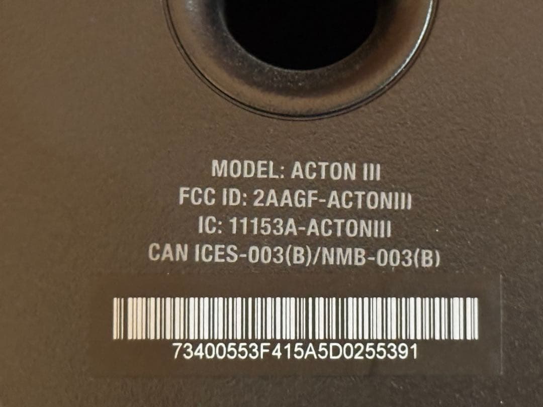 Marshall line Ⅲ シリーズ ACTON Ⅲ 正規品