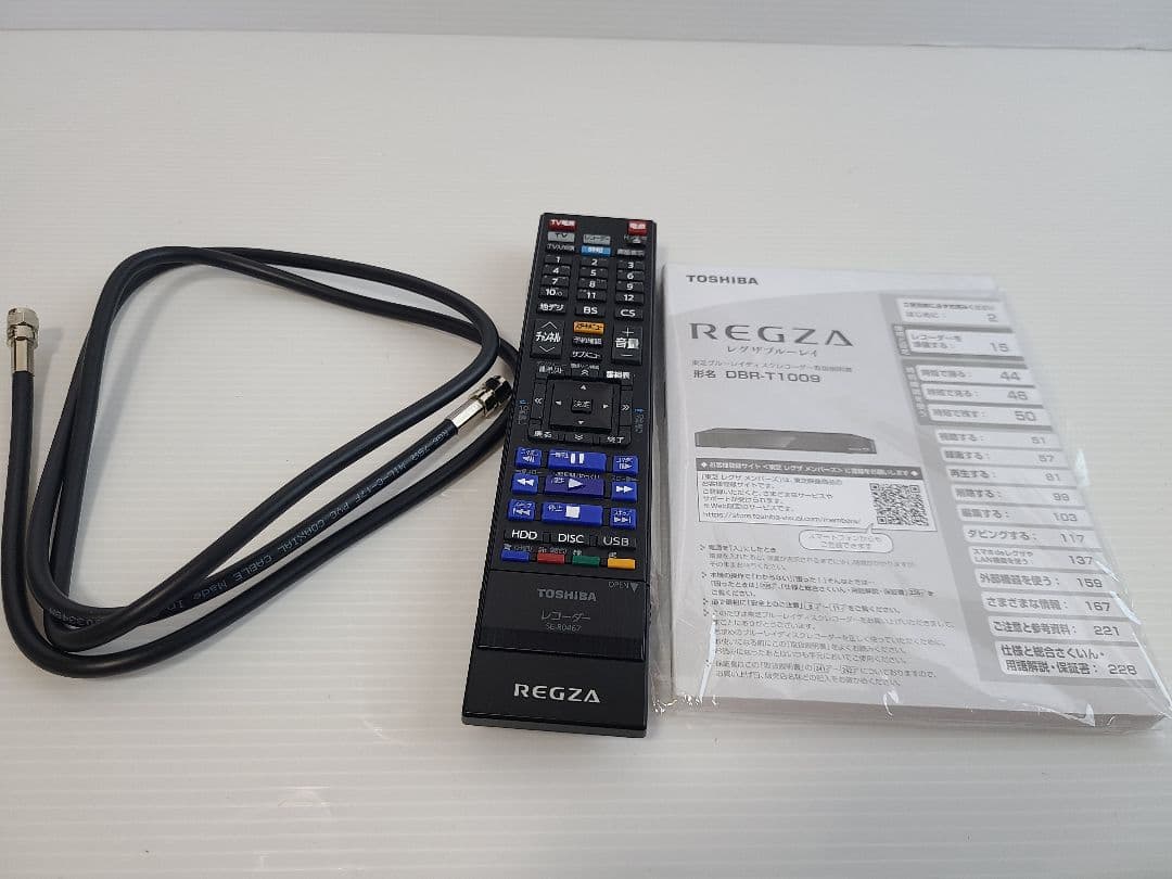 東芝 REGZA ブルーレイレコーダー DBR-T1009