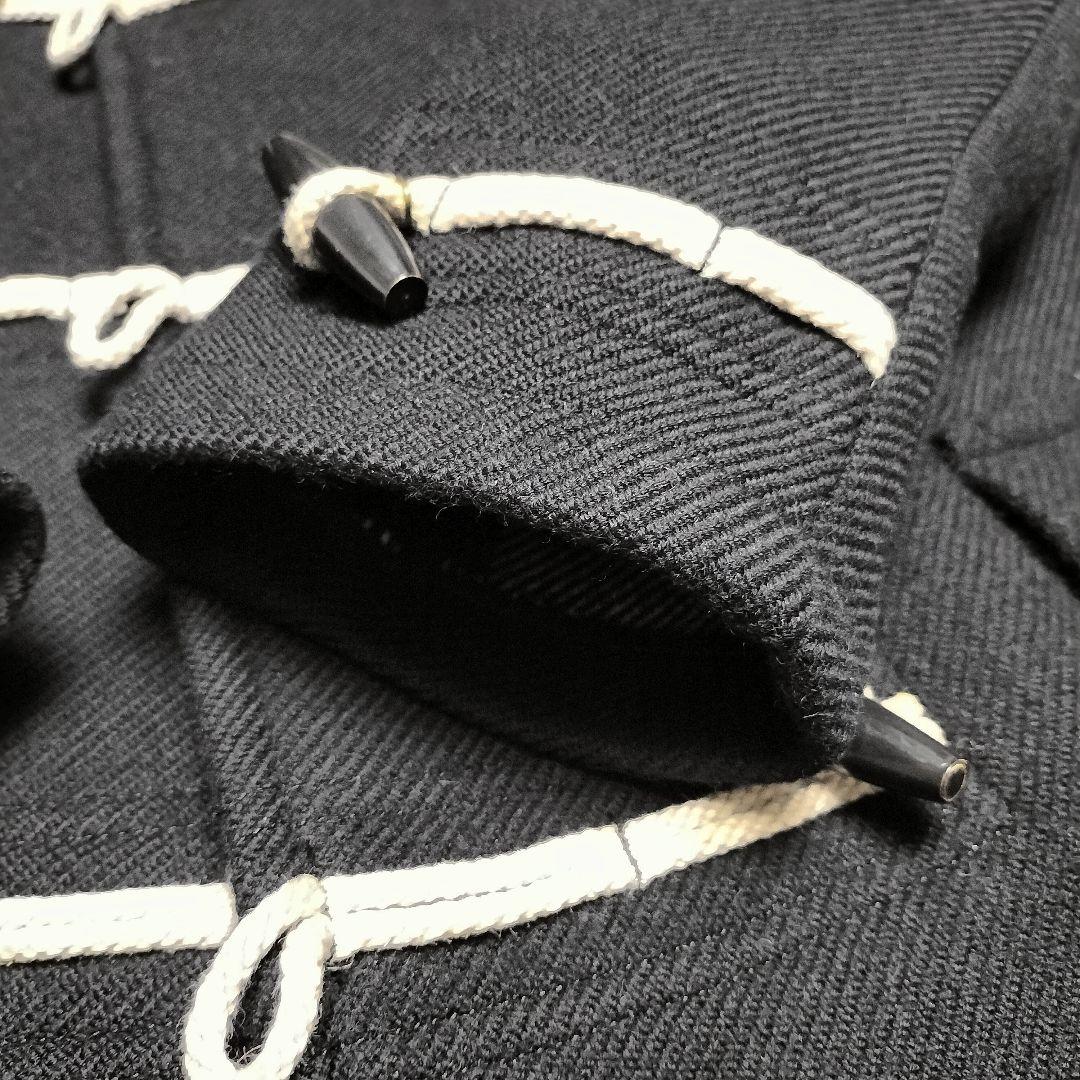 m's braque エムズブラック ウール ダブルフェイス ダッフルコート 黒