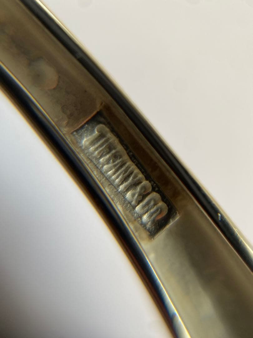 美品　ティファニー　リボン　モチーフ　ノット　ブローチ　シルバー　925