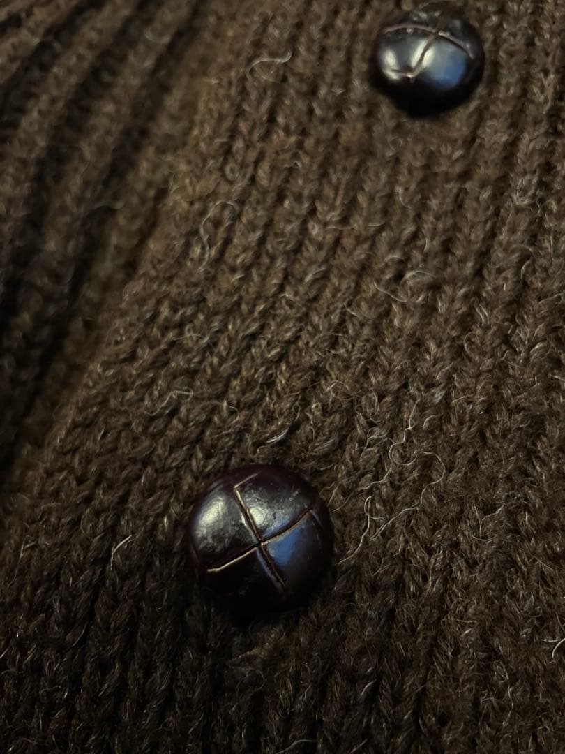 【再値下げ】Black Sheep ショールカラーカーディガン　サイズL 英国製