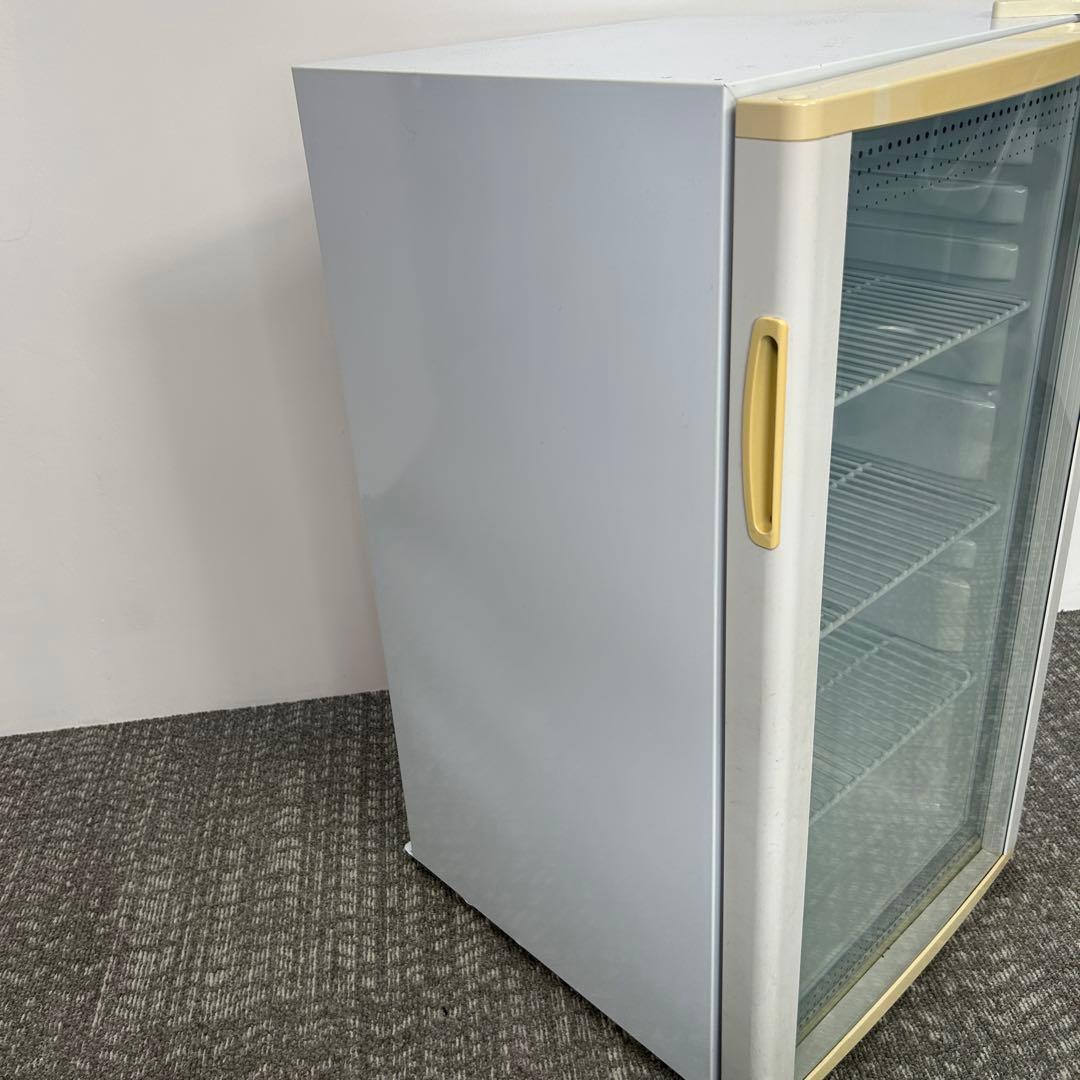 84業務用 冷蔵ショーケース オフィスコンビニ XW-105 左右開き 小型