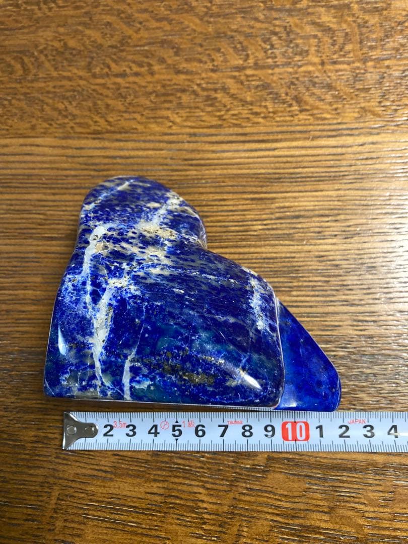 ラピスラズリ 原石光沢あり　深い青　高品質