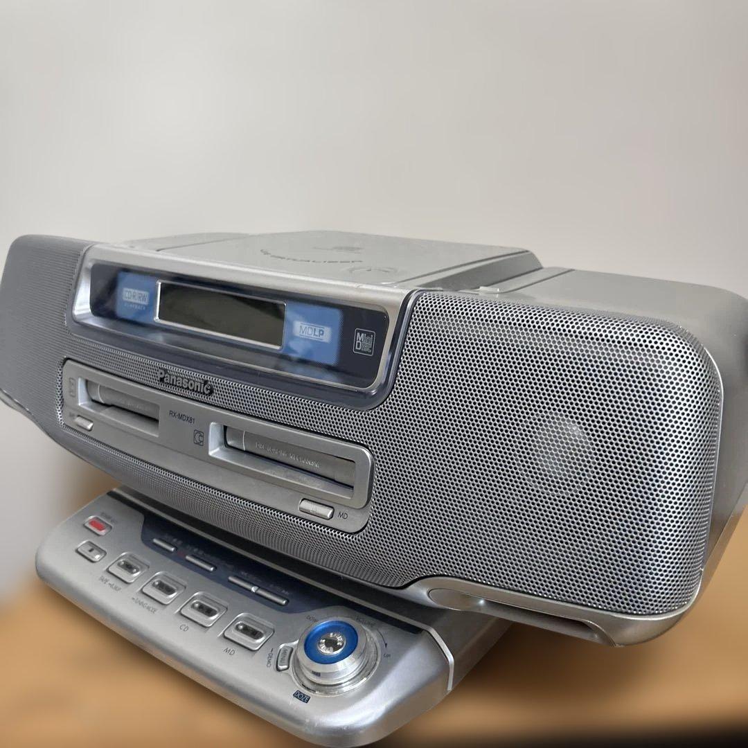 (すずらん )パナRX-MDX81 CD MDラジオ値下1180⇒