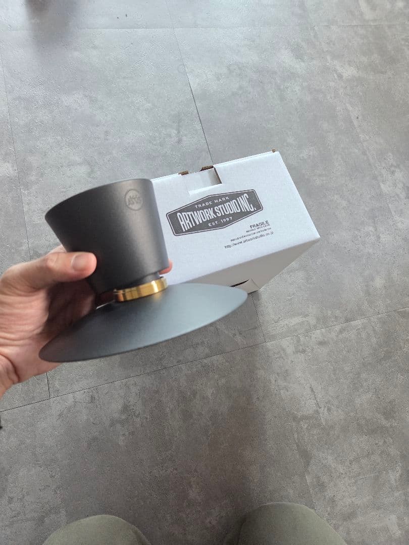 【未使用美品】ARTWORK STUDIO ブラック　シーリングライト　箱無し