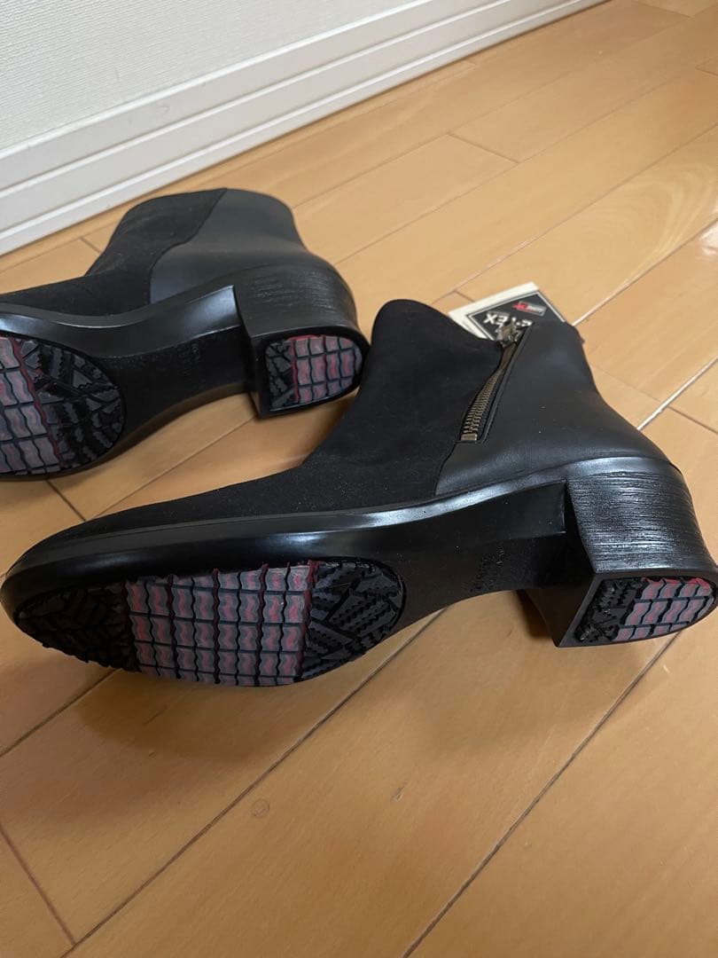 アサヒトップドライ　レインブーツ　25.0cmEEE ブラック　レディース