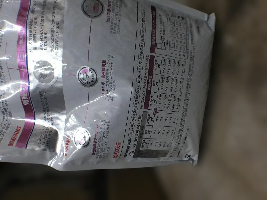 期限２０２６年１１月ロイヤルカナンCANIN 腎臓サポート 小型犬用 3kg