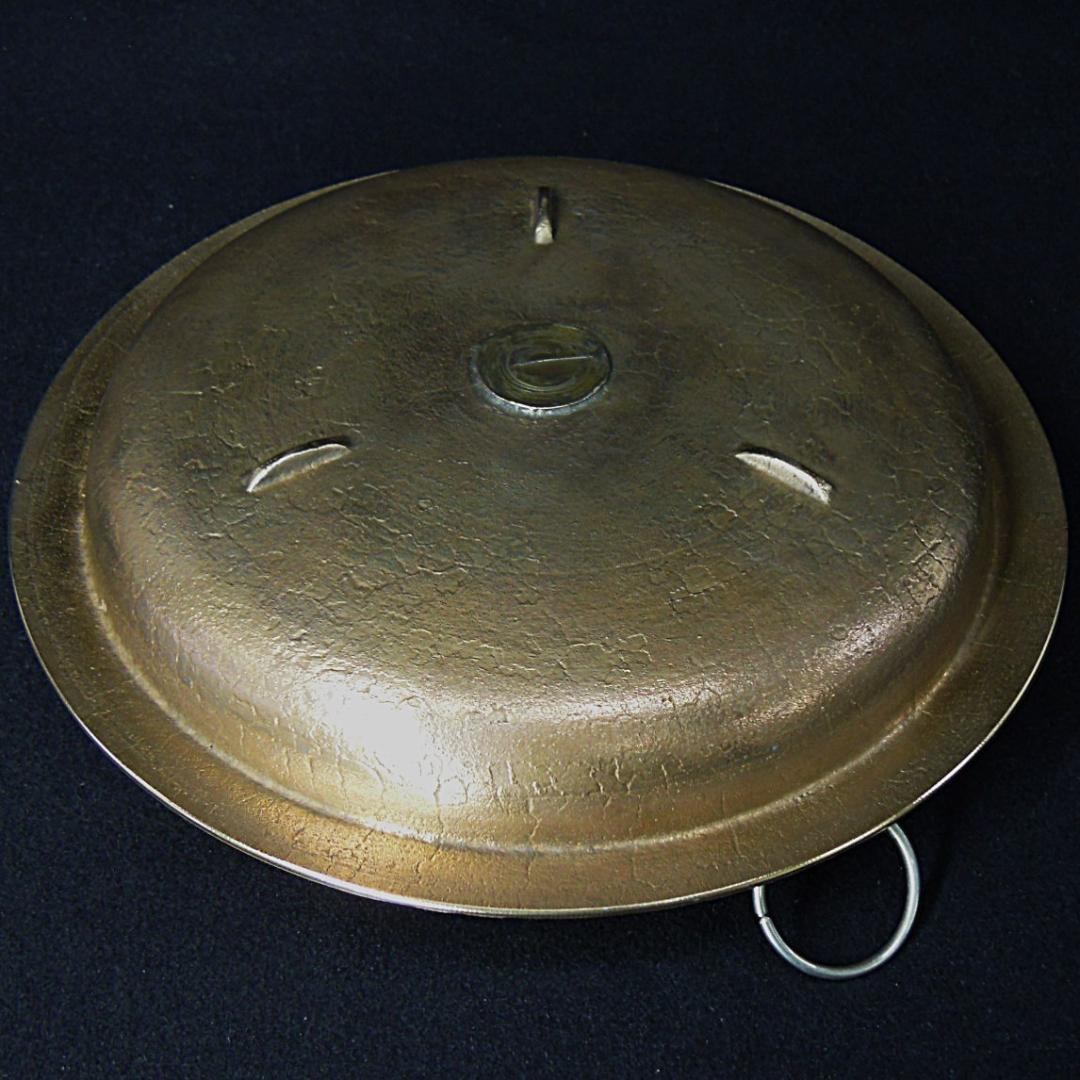 平井鋳造所 砲金鍋 すき焼鍋 1.85kg 在銘 美品 栞 化粧箱に訳有