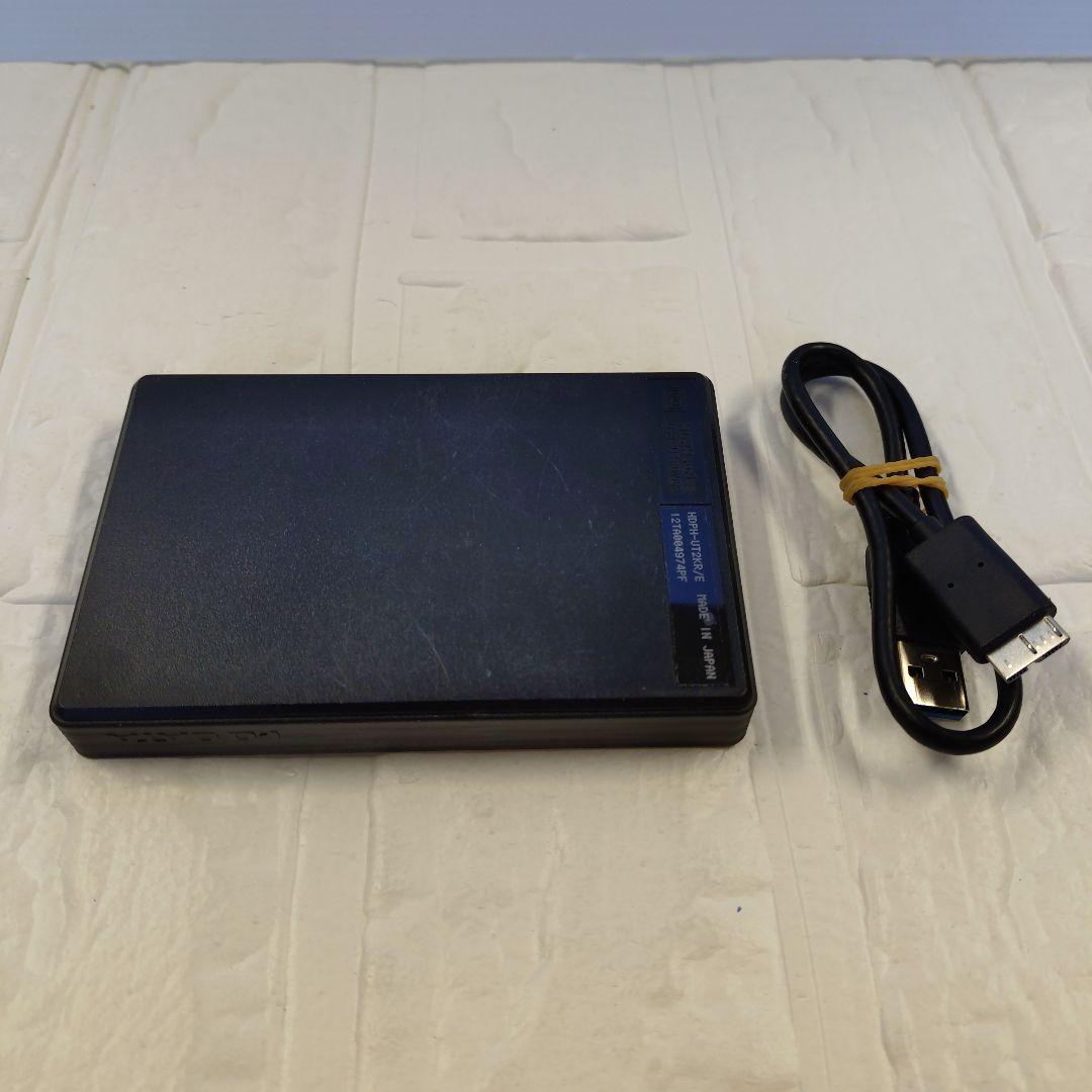 アイ・オー・データ　ポータブルハードディスク　HDPH-UT2KR/E　2TB