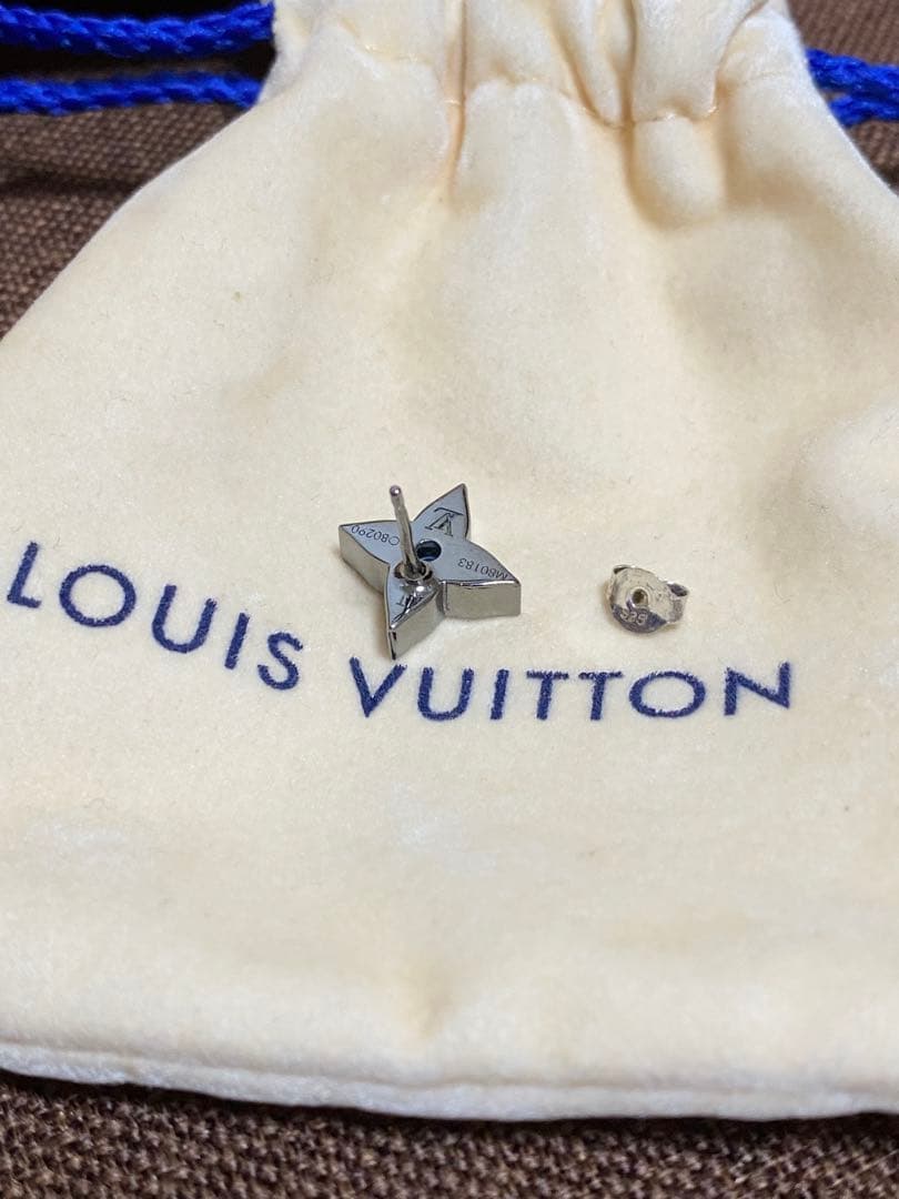 ルイヴィトン ピアス ブックル・LVイニシャル M80183 メタル