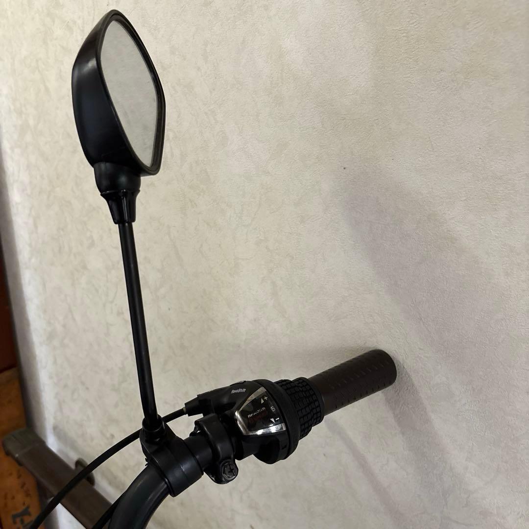 【美品】※直接引き取り 自転車 ママチャリ 前後カゴ付き ミラー付き