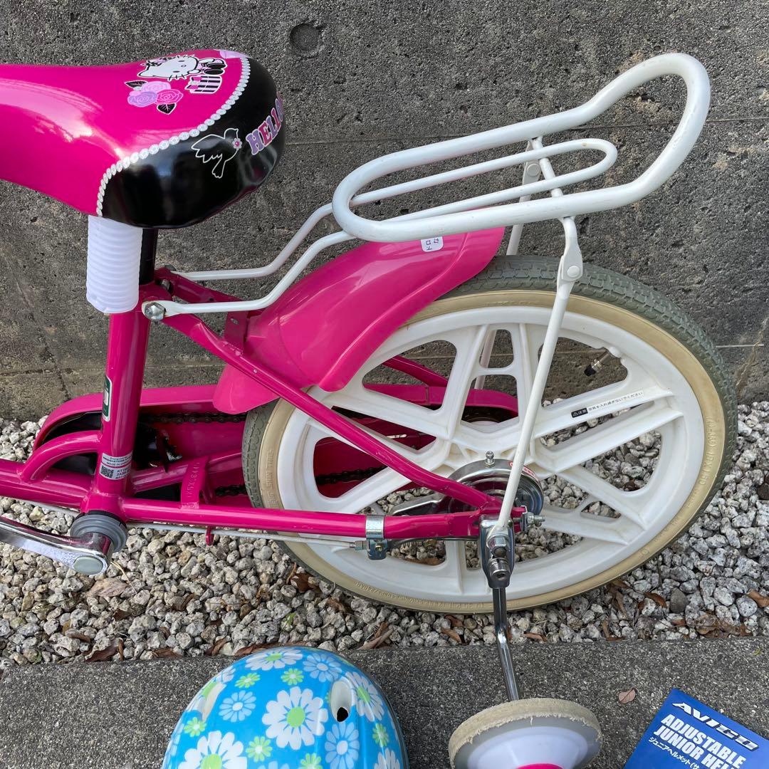 キティちゃん　ハローキティ ブリヂストン　18インチ　自転車　女の子　手渡し限定