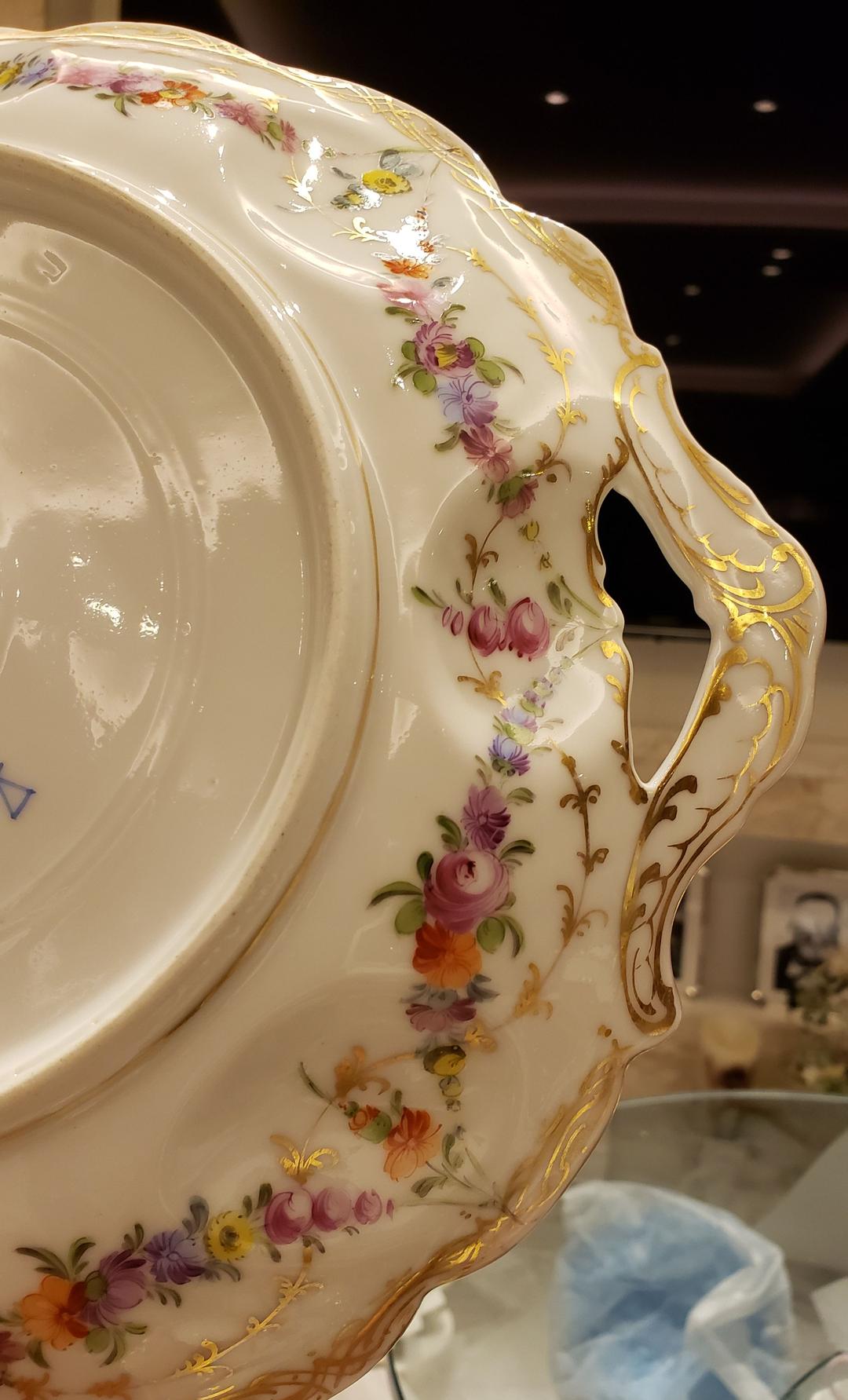 希少 c.t.アルトワッサー ドレスデン フルーツ盛り皿 アンティーク 盛り皿