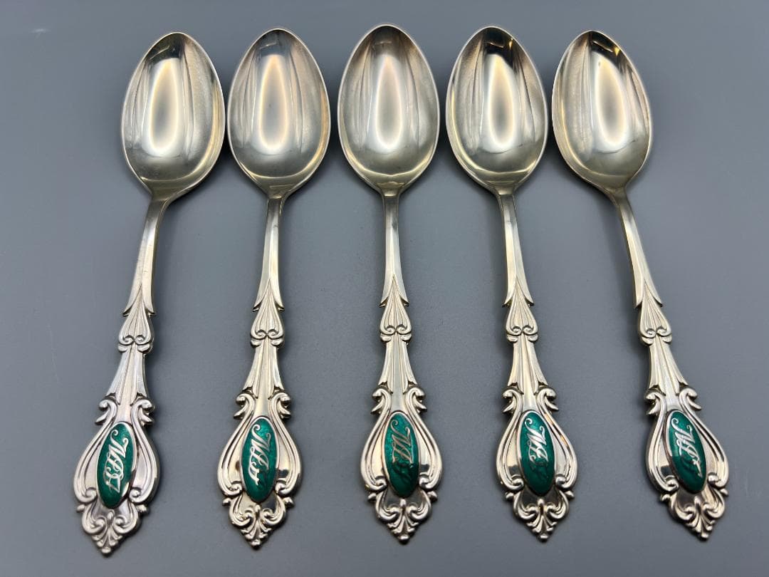 STERLING　刻印　 銀製　スプーン　5点　重量約１０１g