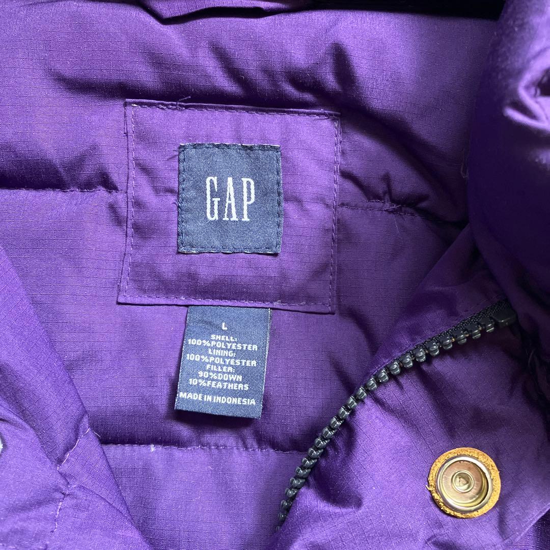 old gap /ダウンジャケット ノームコア cityboy パープル 00s
