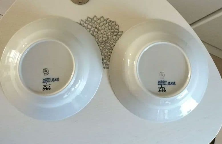 ロイヤルコペンハーゲン ブルーフルーテッド2枚セット