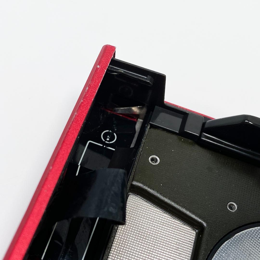 メンテナンス品 SONY WALKMAN WM-30 カセットプレーヤー レッド