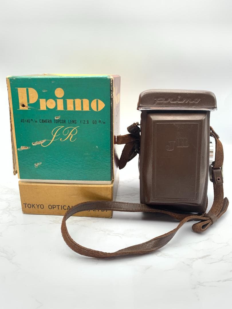 TOKYO PRIMO-JR 二眼レフカメラ　ブラック　ブラウン