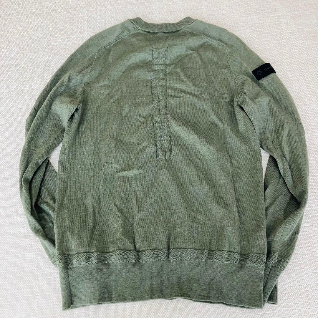 【美品】ブリーフィング MERINO WOOL CREW NECK KNIT M