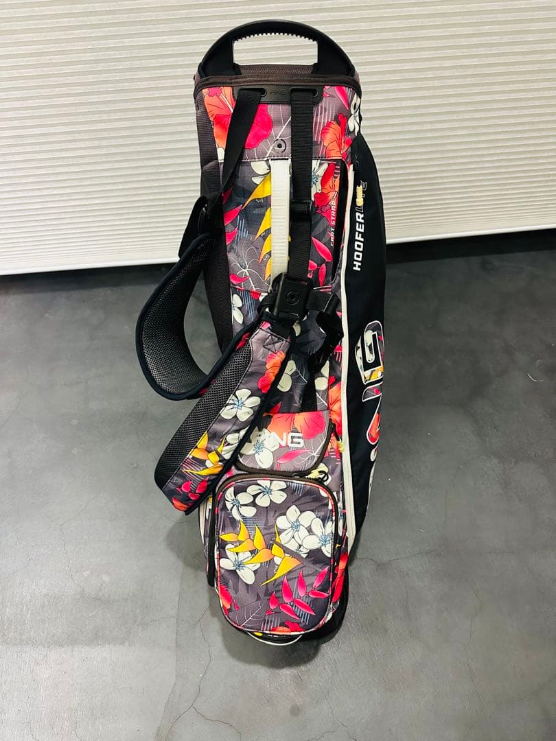 PING Hoofer スタンドバッグ フラワーパターン