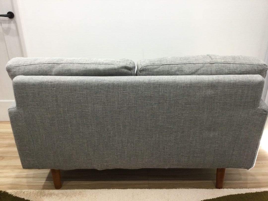 unico KOKOT カバーリングソファ 2シーター　グレー　最終値下げ