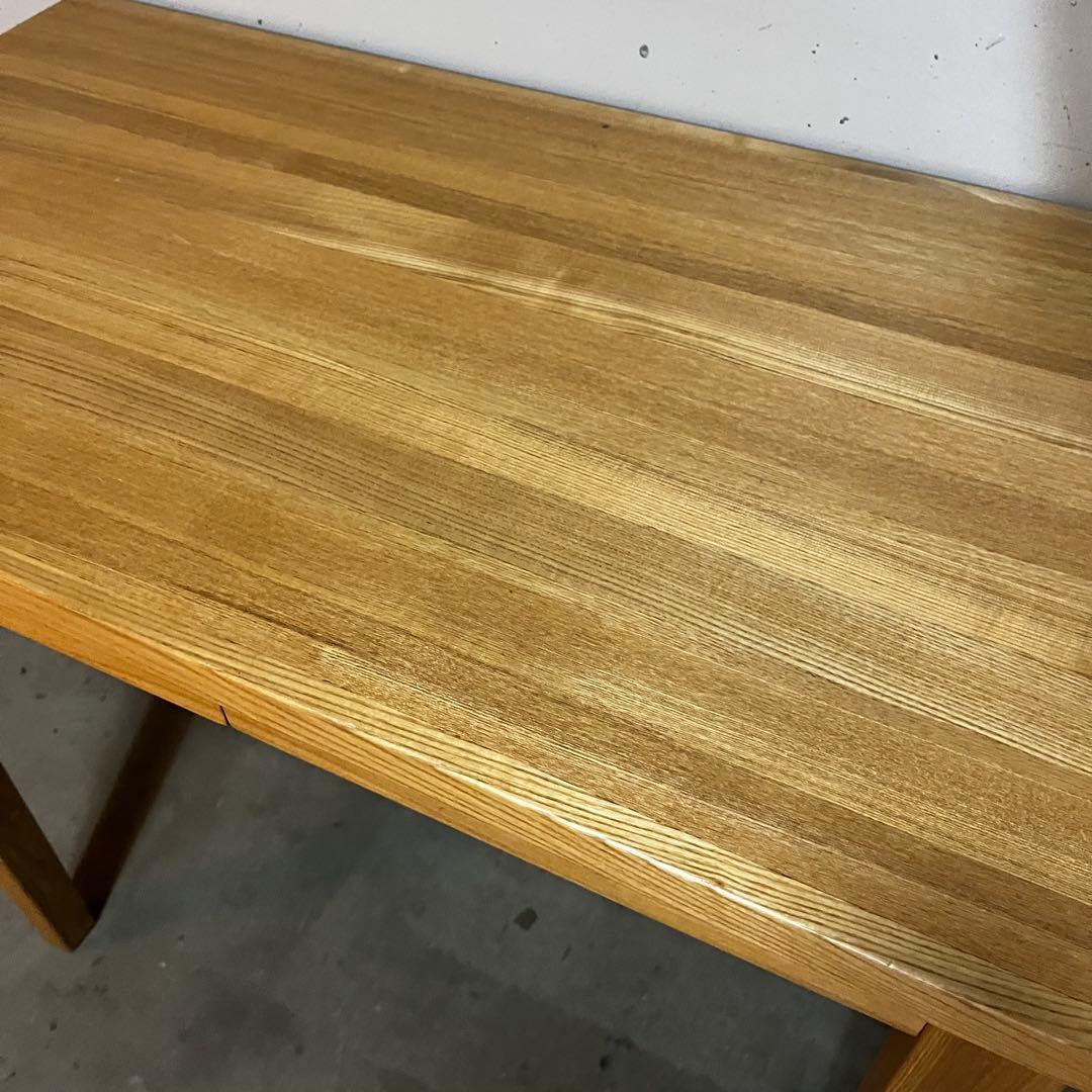 美品・廃盤希少★無印 タモ材パーソナルデスク