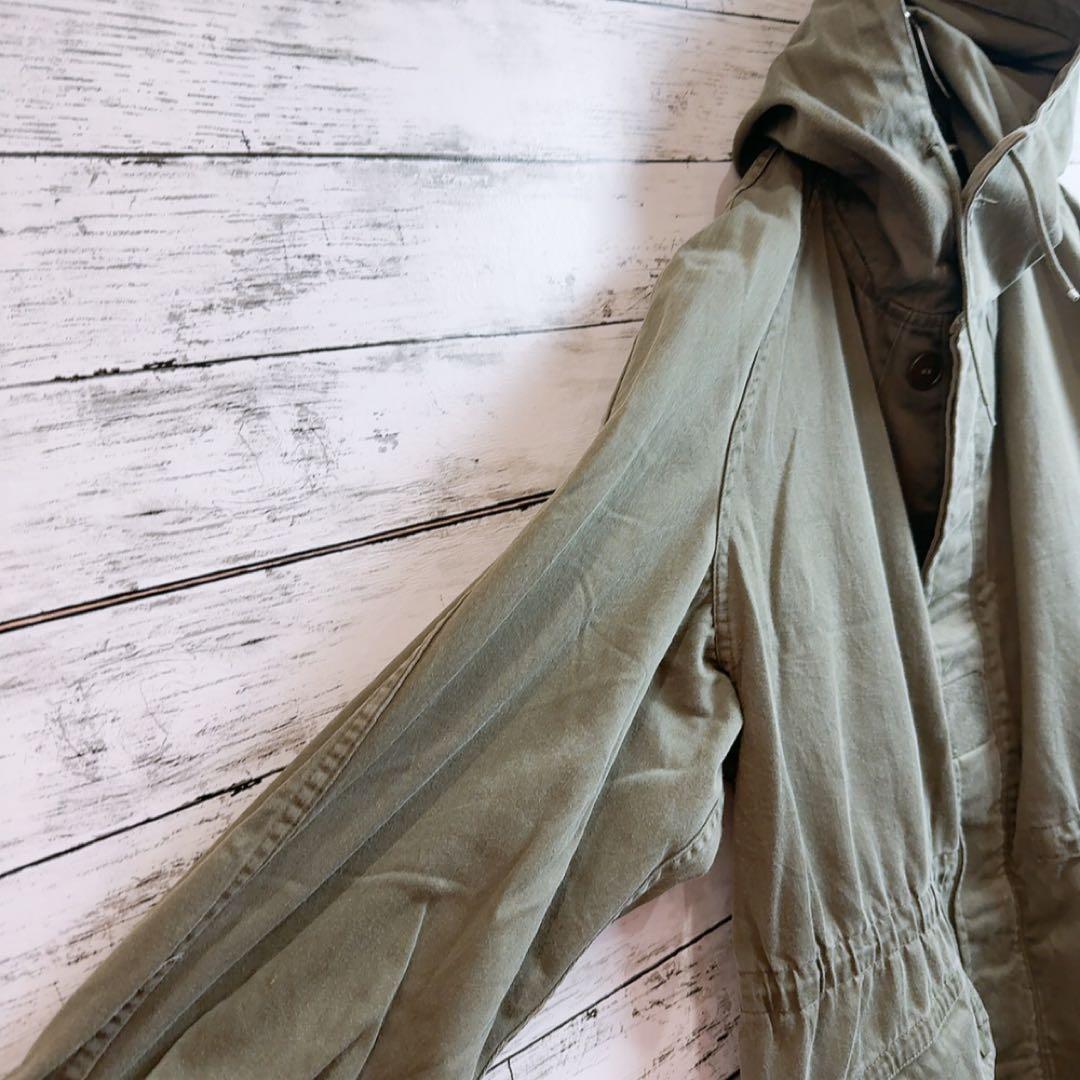 【実物】80sユーロヴィンテージフランス軍M64ステンシル付モッズパーカーコート