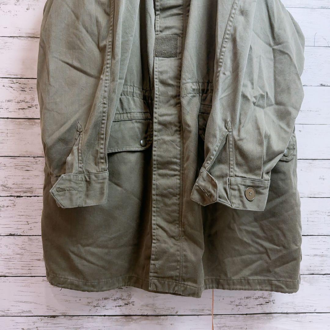 【実物】80sユーロヴィンテージフランス軍M64ステンシル付モッズパーカーコート