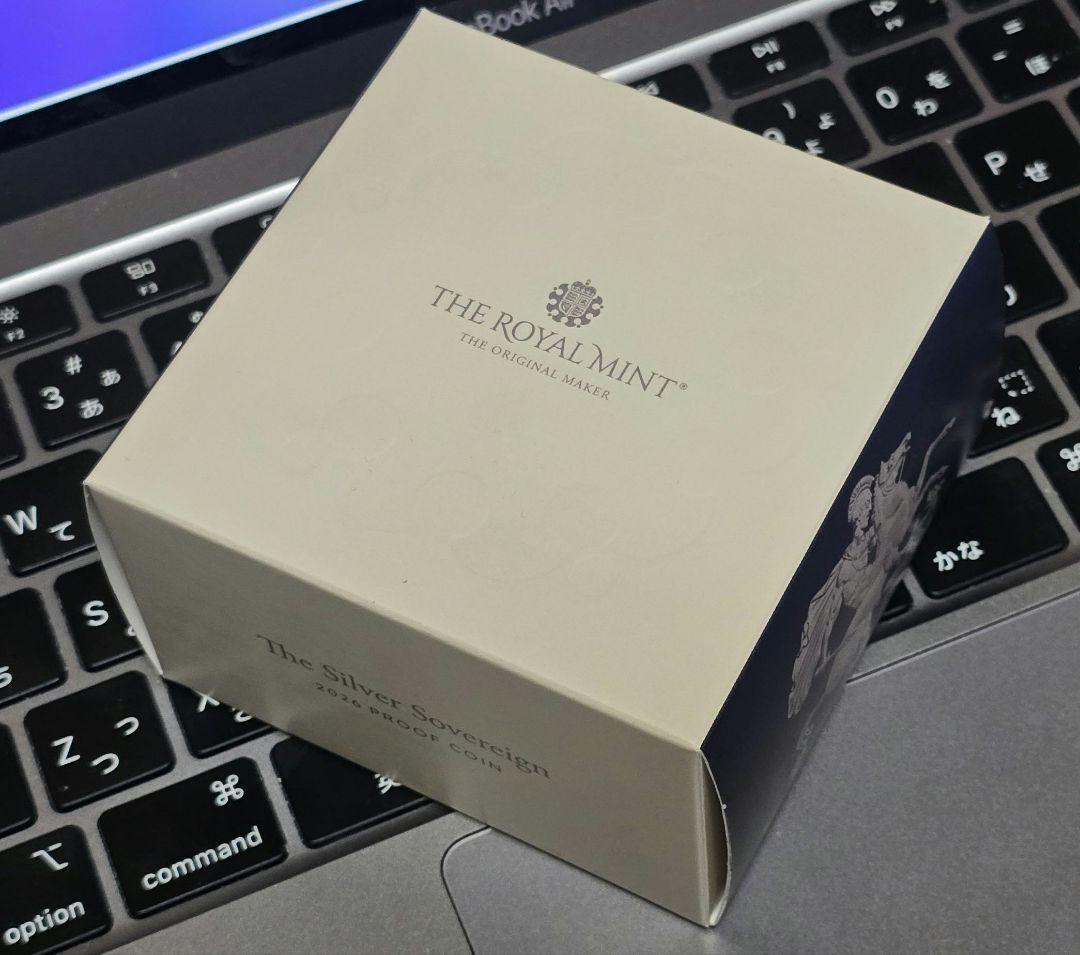 7.99グラム イギリス ソブリン 銀貨 プルーフ 【Proof】 新品未使用