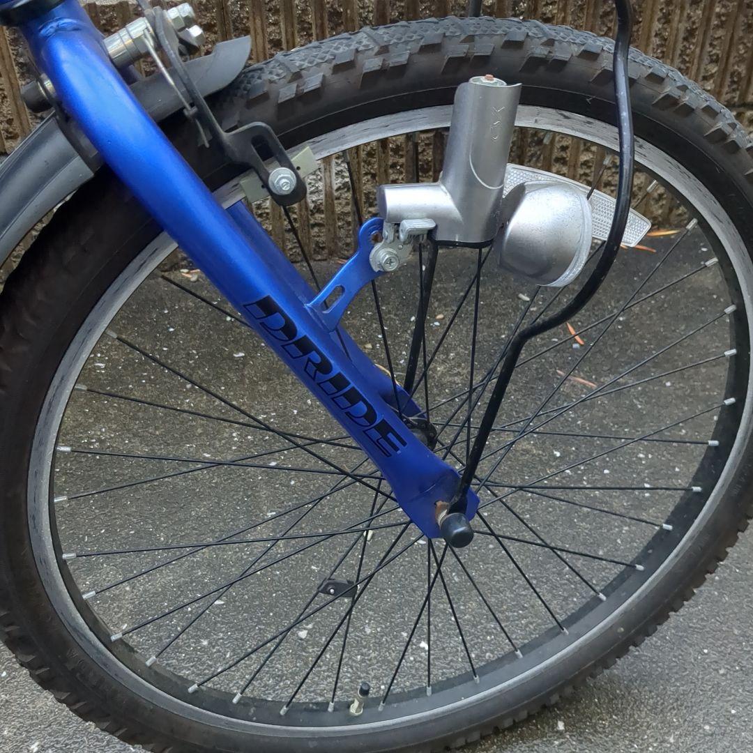 直接取引　静岡県駿東郡　自転車 あさひドライドS3 青 24インチ 6段変速