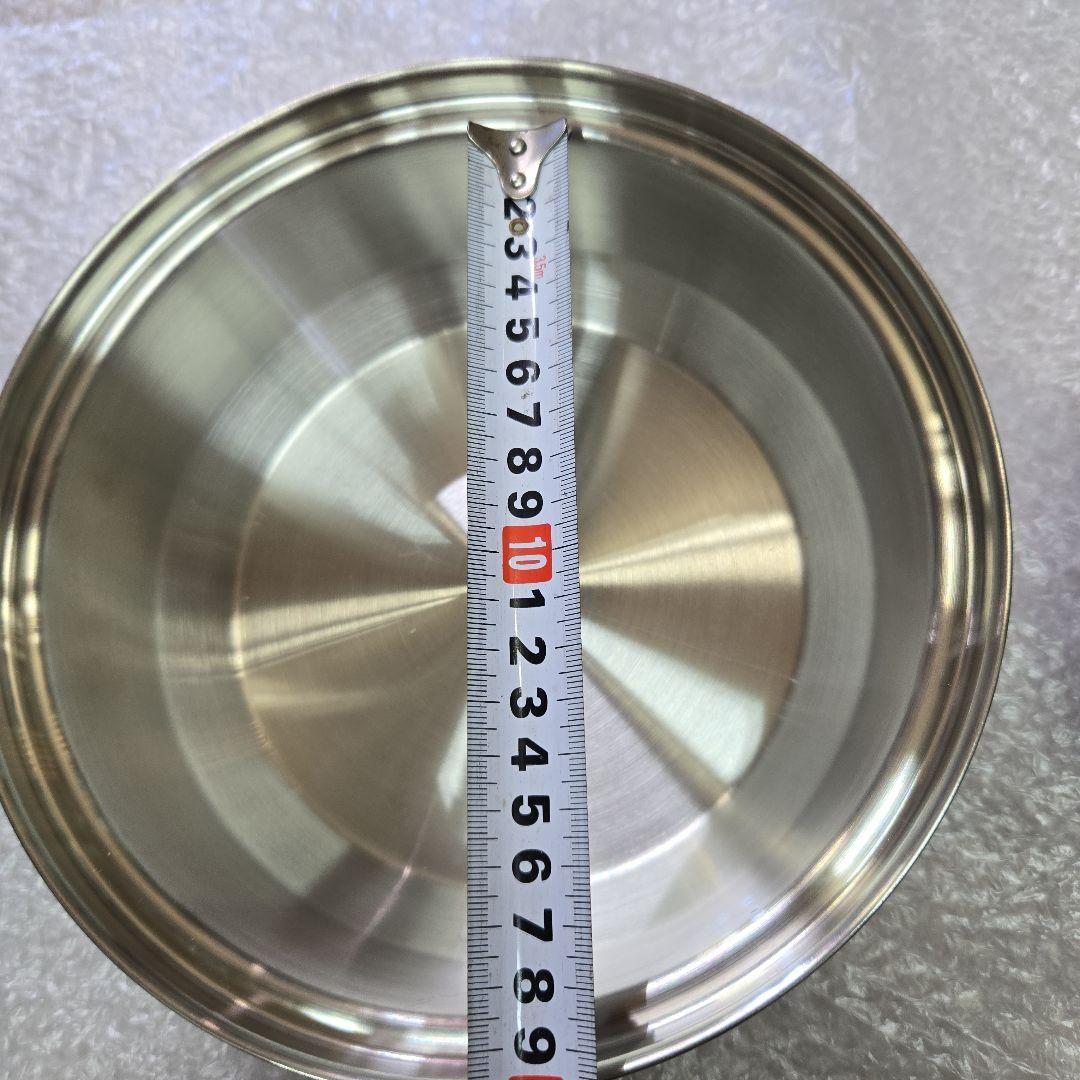 ラスタークラフト　フライパン　18cm　20cm 5重構造ステンレス　2点セット