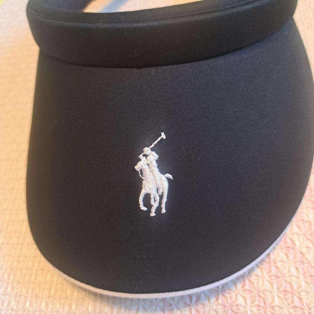 Ralph Lauren golf 黒 サンバイザー ポロラルフローレン　ゴルフ